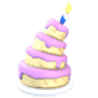 2022 Birthday Cake - Ultra-Rare from Adopt Me 5th Birthday